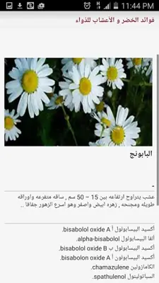 فوائد الخضر و الأعشاب للذواء android App screenshot 1